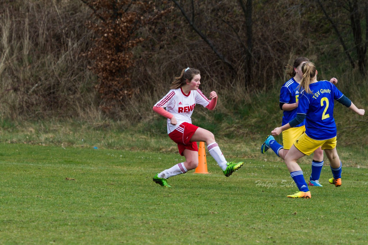 Bild 238 - B-Juniorinnen Tus Tensfeld - TSV Gnutz o.W. : Ergebnis: 1:3